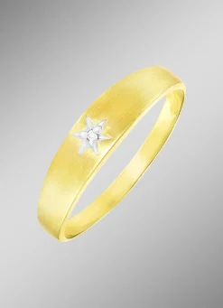 Schöner Damenring in Bicolor mit Diamant