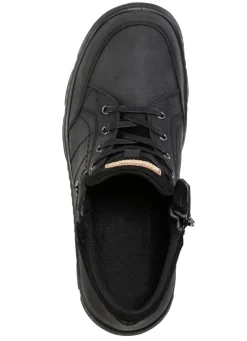 Schnür-Boot aus Nubuk- und Veloursleder