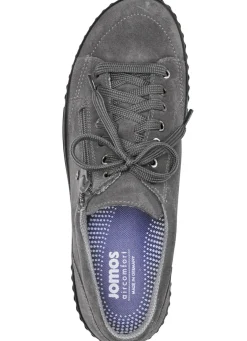 Schnürschuh aus hochwertigem Rind-Veloursleder