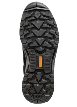 Schnürschuh aus Veloursleder und Textilmaterial