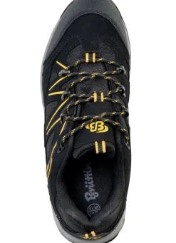 Schnürschuh mit gummierten Besätzen