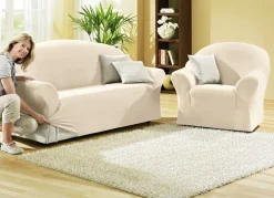 Schützende Stretchbezüge für Sessel und Sofa