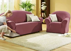 Schützende Stretchbezüge für Sessel und Sofa
