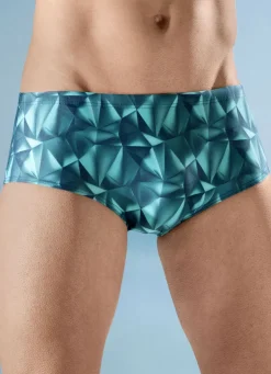 Schwab Badehose in höherer Slipform mit halbem Vorderteilfutter