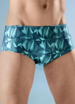 Schwab Badehose in höherer Slipform mit halbem Vorderteilfutter