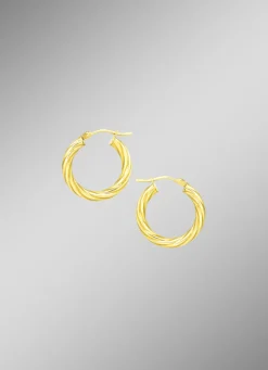 Süße verdrehte Creolen