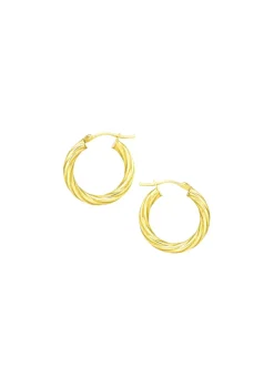 Süße verdrehte Creolen