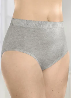 Sechserpack Slips mit elastischen Beinabschlüssen