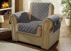 Sessel-,Couch- und Armlehnenschoner aus Schafschurwolle