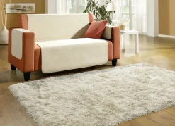 Sessel-,Couch- und Armlehnenschoner mit Bandeinfassung