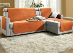 Sessel-,Couch- und Armlehnenschoner mit Bandeinfassung