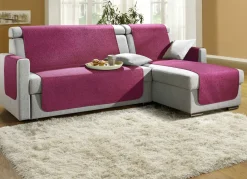 Sessel-,Couch- und Armlehnenschoner mit Bandeinfassung