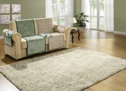 Sessel-,Couch- und Armlehnenschoner mit Anti-Rutsch-Beschichtung