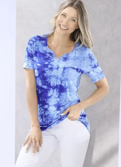 Shirt in Batik-Optik in 2 Farben