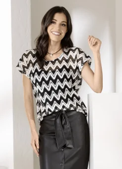 Shirt in Häkel-Optik