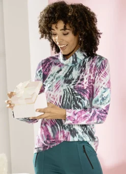 Shirt in weichem Feinjersey