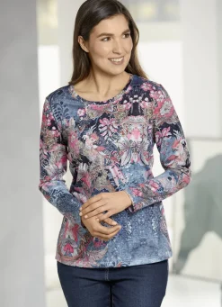 Shirt mit Alloverdruck