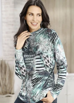 Shirt mit Alloverdruck