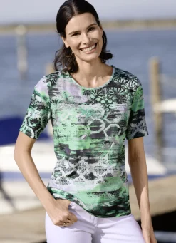 Shirt mit Alloverdruck