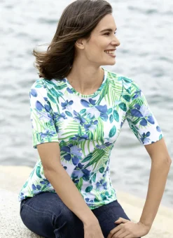 Shirt mit Alloverdruck