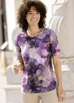 Shirt mit Alloverdruck