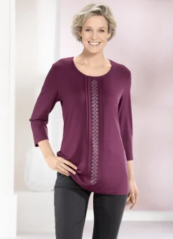 Shirt mit Biesen in 2 Farben