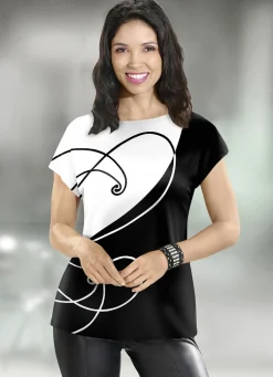 Shirt mit edlem Druck