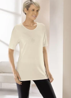 Shirt mit edler Strasszier