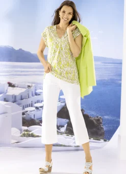 Shirt mit Faltenlegung im Vorderteil