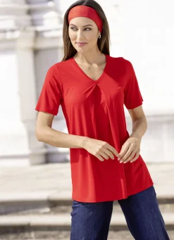 Shirt mit Kellerfalte in 2 Farben