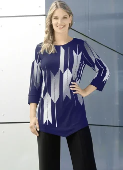 Shirt mit Kontrastdruck