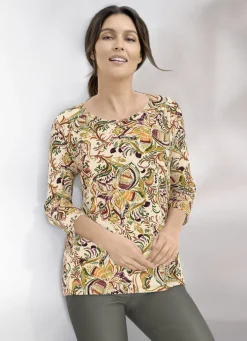 Shirt mit 3/4-langen Ärmeln