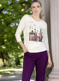 Shirt mit Motivdruck