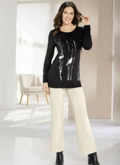 Shirt mit platziertem Druck