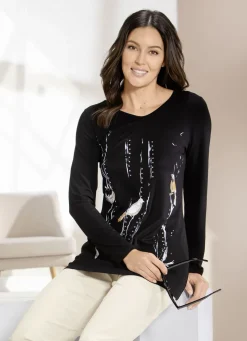 Shirt mit platziertem Druck