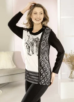 Shirt mit plaziertem Foliendruck