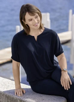 Shirt mit rundem Halsausschnitt