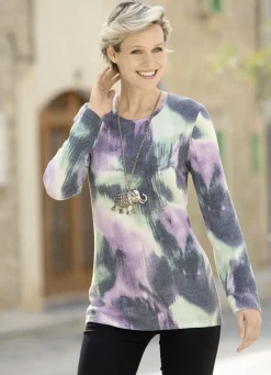 Shirt mit rundem Halsausschnitt