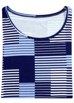 Shirt mit Rundhalsausschnitt in 3 Farben