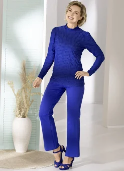 Shirt mit Stehkragen in 5 Farben