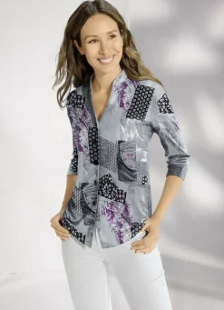 Shirtbluse mit Knopfleiste