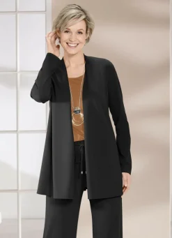 Shirtjacke in verschlussloser Form in 4 Farben