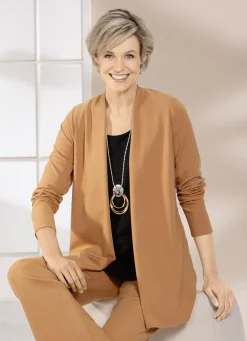 Shirtjacke in verschlussloser Form in 4 Farben