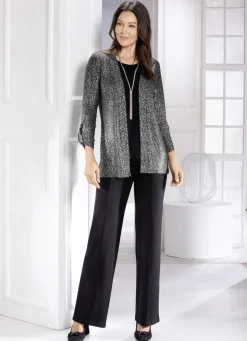 Shirtjacke in verschlussloser Form