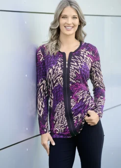 Shirtjacke mit praktischem Reißverschluss