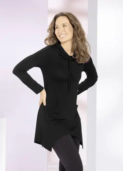 Shirt-Tunika mit Eingriffstaschen