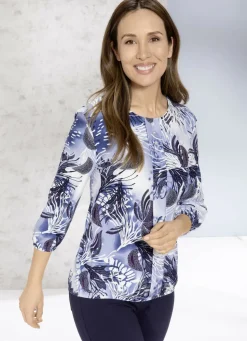 Shirt-Tunika mit Schmuckknöpfen