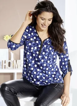 Shirt-Tunika mit V-Ausschnitt