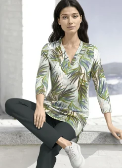 Shirt-Tunika mit Viskose
