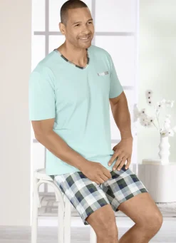 Shorty, 3 teilig, mit zwei Oberteilen und einer Hose